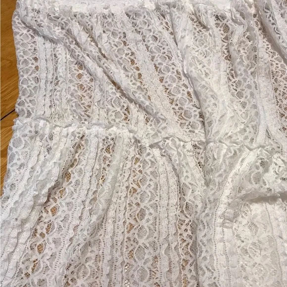 MIDI Skirt Spring Lace Swim Skirt Coverup Small New with tags - Picture 4 of 7